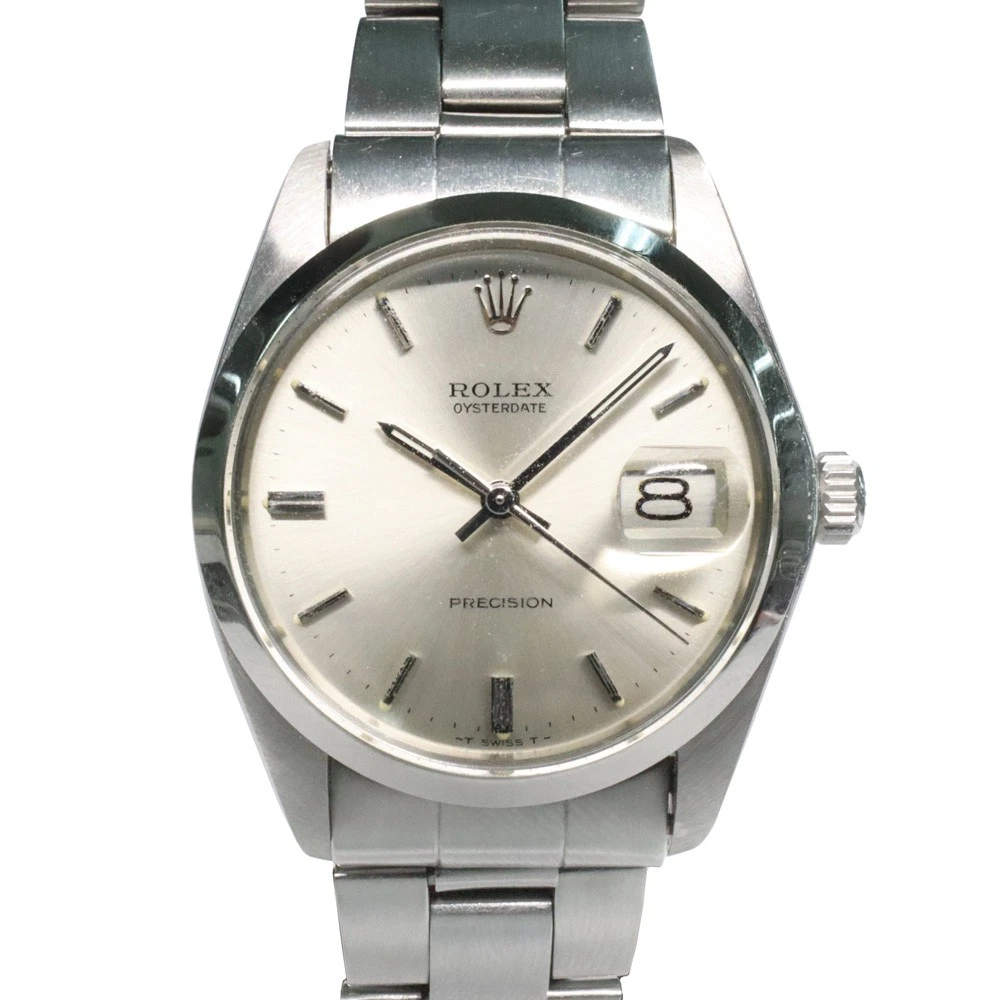 Rolex — Rolex Wristwatch 6694 35mm SS Silver Dial Date, Water Resistant 1975 #UW288