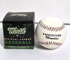 Vintage WORTH VANCOUVER MOUNTIES BASEBALL Original Box Lannom & Wellinger LTD.