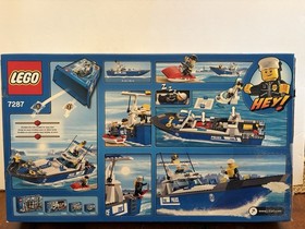 LEGO City: Police Boat (7287) 100% Complete W/ Instructions & Box