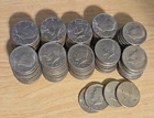 LOT of 104 John F. Kennedy JFK 1970s 1980s 1990s Half Dollar US Coins