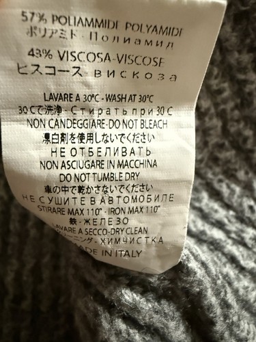 Maglione Berna uomo maglia grossa collo alto taglia M - Foto 6 di 6