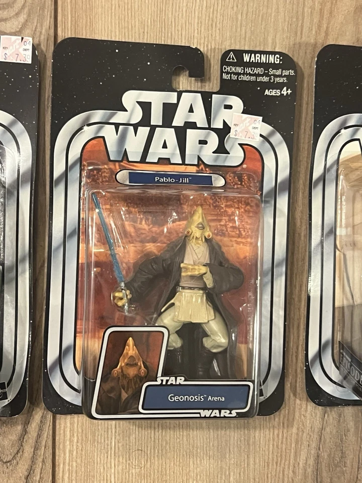Lote De 3 Figuras De Acción 2004 Star Wars Episodio 1 Colección Trilogía Original Foto 3 de 4