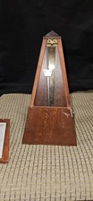 Vintage 1940's Seth Thomas Metronome De Maelzel WoodMade In USA Works