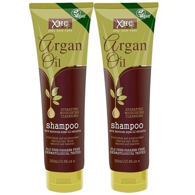 Argan Oil Shampoo for All Hairs 2 x 300ml - Image 1 of 4