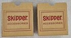 VINTAGE BARBIE SKIPPER DOLL WARDROBE ACCESSORIES 2 TRUNK CASE DRAWERS CARDBOARD