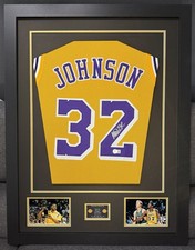 Earvin &bdquo;Magic&ldquo; Johnson signiertes Lakers Custom Jersey / NBA / Beckett / O&lsquo;Neal