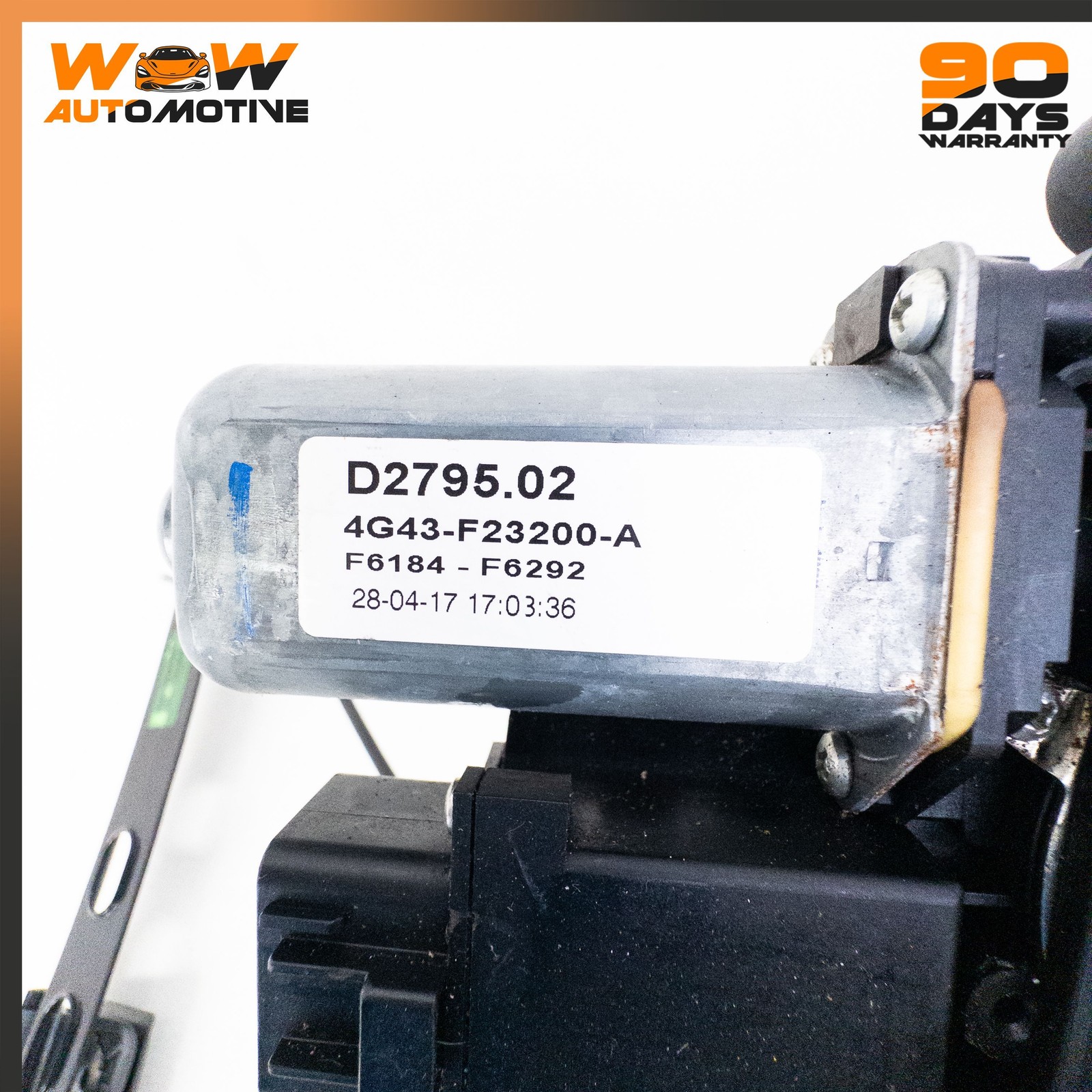 06-16 ASTON MARTIN V8 VANTAGE FRONT RIGHT DOOR WINDOW REGULATOR MOTOR OEM