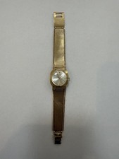 Vintage Rolex Genève 14K Gold Manual Wind Watch Cal 1600 Mesh Bracelet 37.6grams