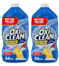 OxiClean Laundry Stain Remover Refill, 56 fl oz (Pack of 2)