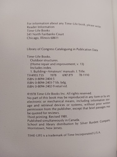 Time Life Books Home Repair And Improvement Hardback Vintage 1978 Set of 7 - Foto 10 di 10