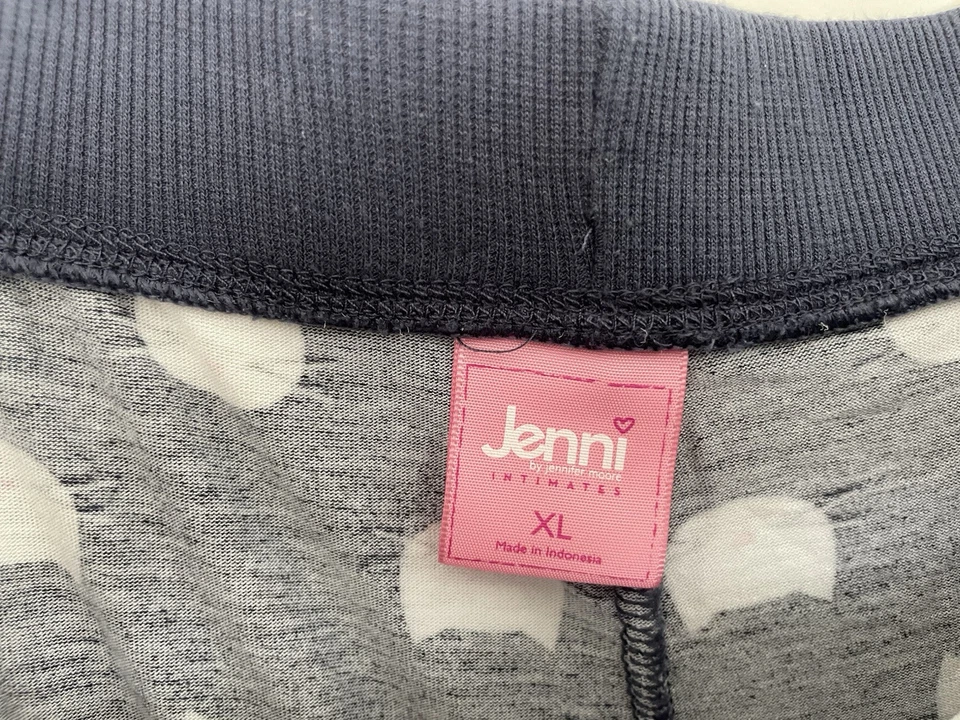 Jennifer Moore Intimates Women's Cute Cat Rayon Elastic Waist PJ Pants Navy XL - Image 2 of 4