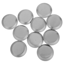  10 Pcs Stainless Steel Sink Hole Cover Kitchen Bathroom Covering