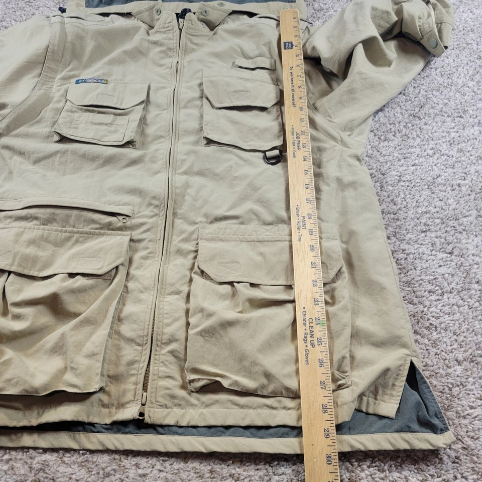 Ex Officio Jacket Mens Large Convertible Pockets Travel Hunting Fishing Hooded - Image 3 of 4