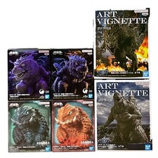 Banpresto T-ARTS Godzilla Gamera Figure 6pcs Set New JP
