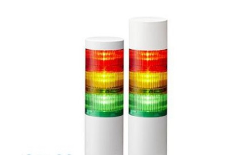 LR7-102WJBW-R Patlite Visual Signaling Devices 70 UL CE IP65 DC 24V, Direct - Picture 1 of 1