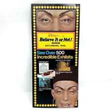 Vintage 1980s Ripley's Museum Believe It Or Not Travel Brochure Gatlinburg TN