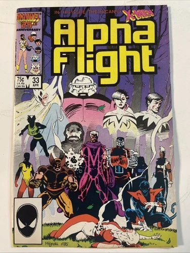 Alpha Flight #33 Marvel 1986 1st Appearance Lady Deathstrike VF/FN