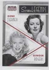 2015 Panini Americana Screen Legends Co-Stars Gene Tierney Ginger Rogers #9 1u6