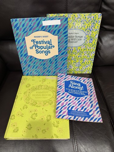 4 Readers Digest Songbooks Festival der Volkslieder Familie Liederbuch tolle Musik