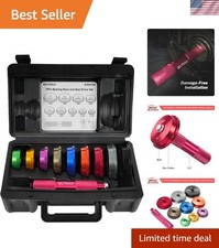 Bearing Race And Seal Driver Set 10pcs Metric 39.5-81mm Bearing Race And Seal Driver Set 10pcs Metric 39.5-81mm