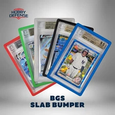 BGS Graded Card Slab Bumper Guard Protector Skin TPU - 5 Colors - Not Silicone