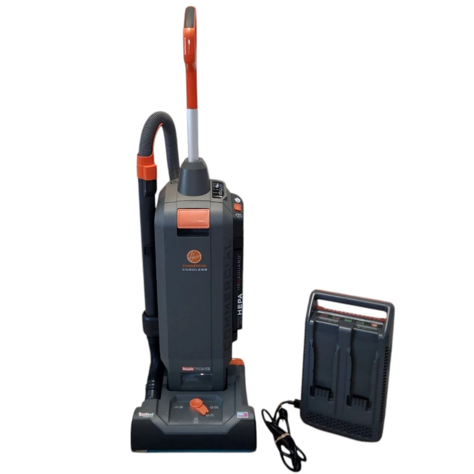 Hoover HushTone 13" Battery Powered Upright Vacuum #CH95413 CORDLESS MSRP:$1,200 - Image 4 of 4