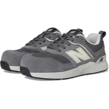 New Balance Men's 9D Grey Elite Lite EH Work Shoes Composite Safety Toe LM5-1