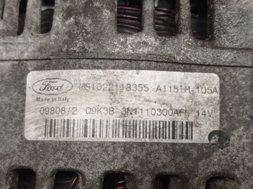 Alternador Generador 105A 14V Para FORD FOCUS II (DA, DP, HCP) 3M11-10300-AF - Picture 8 of 9