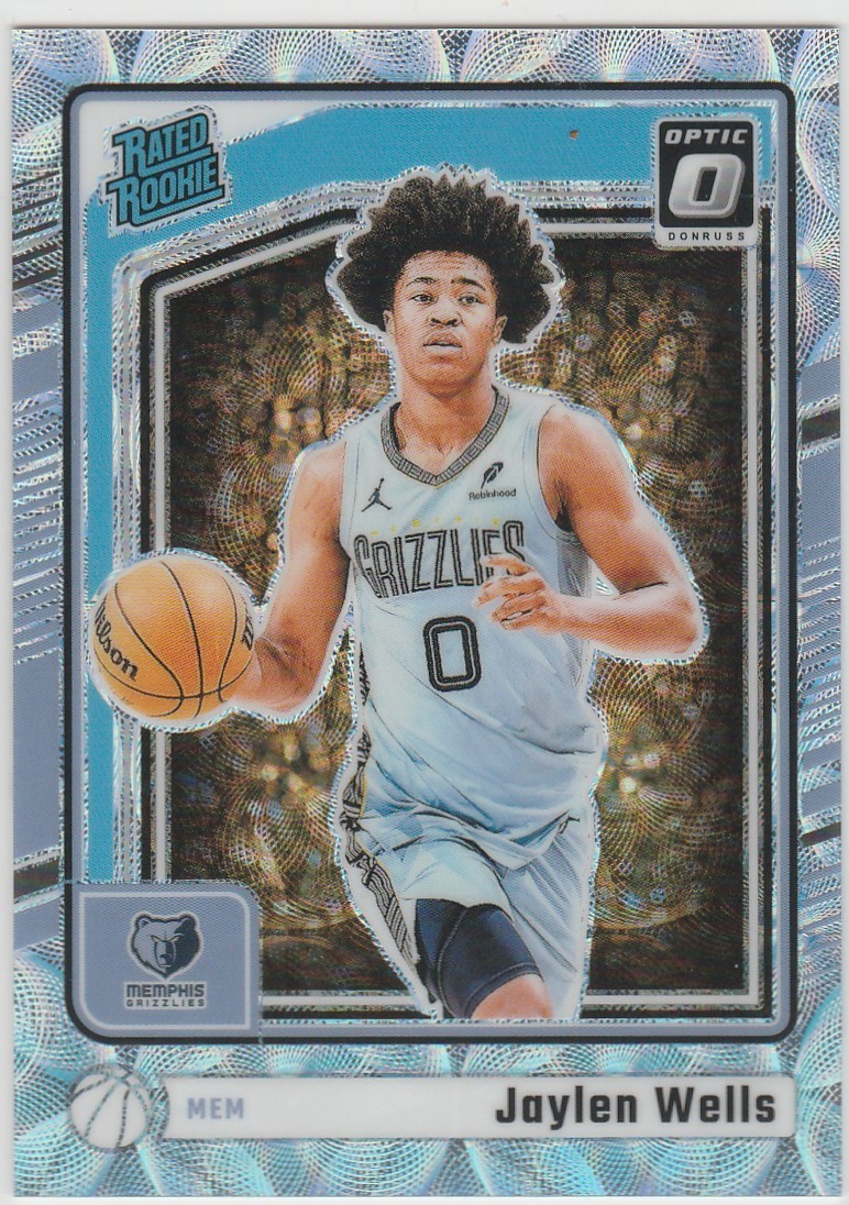JAYLEN WELLS 2024-25 Donruss Optic Premium Scope Prizm Rated RC (001/249) #252 A