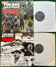 the BBC scrapbook 1940 & 1945 - Vinyl LP x 2