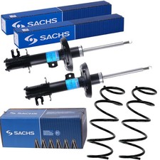 2x SACHS STOSSDÄMPFER+FAHRWERKSFEDER VORDERACHSE passend für OPEL CORSA D S07