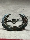 Civil War Era Veterinary Corps Headgear Insignia – Horseshoe & Wings Wreath