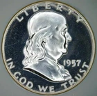 1957__PF 67 CAMEO__Franklin Half Dollar__Superb Coin__NGC, Proof Silver, Coin