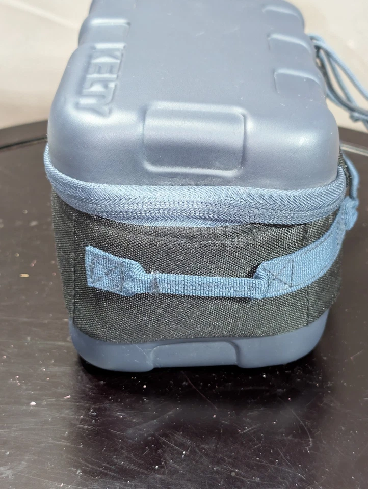 Kelty Cache Box Azul Naranja Pequeña Bolsa con Cremallera Acolchada Camping Senderismo Pack Foto 3 de 4