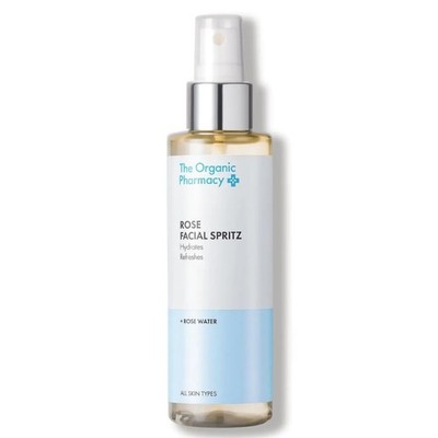 The Organic Pharmacy Rose Facial Spritz, Toner to Hydrate, Freshen, and Soothe S