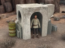 Fatback Station Star Wars Empire Toy Works Custom Resin Building 3.75” Scale