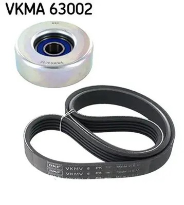 Mehrrippiger Keilriemen Set VKMA 63002 SKF für HONDA JAZZ II