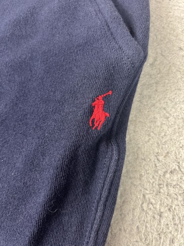 Polo Ralph Lauren Sweatpants Girl Large 14-16 Joggers Drawstring Navy Blue Pant - Picture 4 of 16