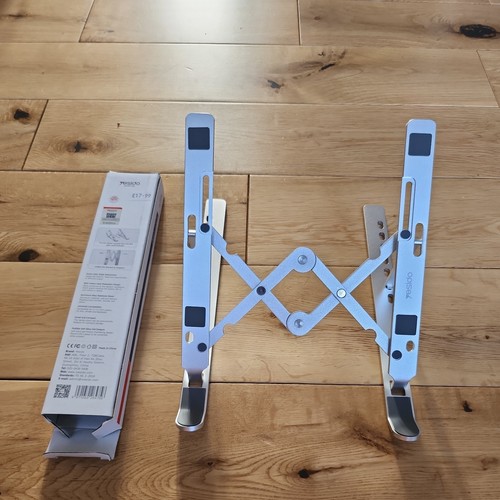 Adjustable Laptop Stand 6-Angle Riser for 11"–117" Laptops | Ergonomic Foldable - Afbeelding 3 van 5