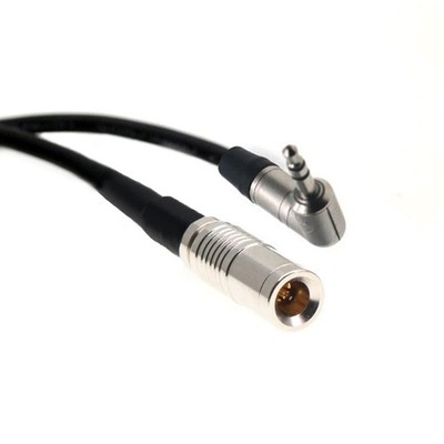 Timecode Cable for Canon R5C DIN 1.0/2.3 to 3.5mm TRS Time Code Cable 90 Degree