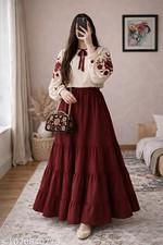 Women's Printed Cotton Skirt Jaipuri printed skirt code 52