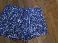 Vineyard Vines size 12 patriotic red white and blue star print Americana shorts
