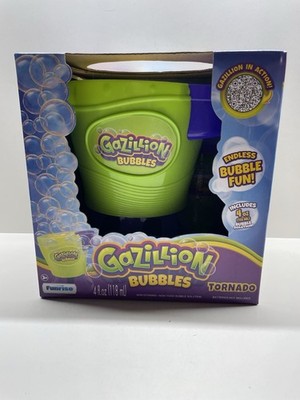 Gazillion Bubbles Tornado Machine Kids Outdoor Bubble Maker w/ Solution New