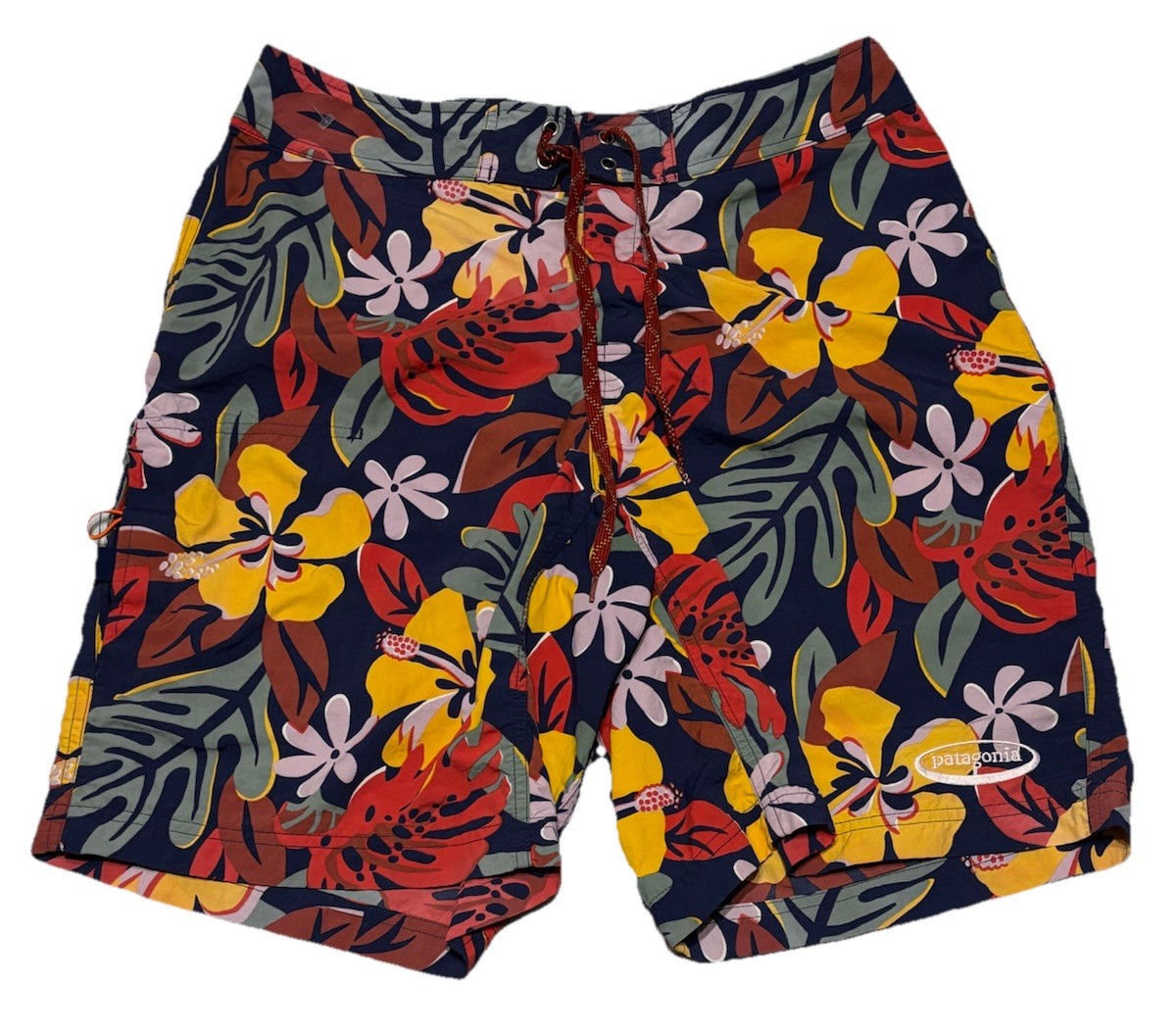 Patagonia Board Shorts Mens 32 Floral Swim Trunks Nylon Flowers