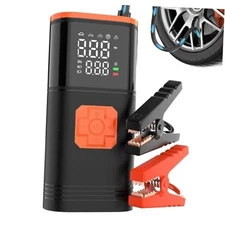 Car Battery Jump Starter and Tire Inflator Portable Air Compressor, 150 PSI 