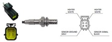 Pre Cat Lambda Sensor for Rover 25 1.6 16K4F 1999-2005 Hatchback Intermotor