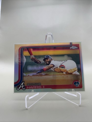 2025 Topps Chrome MLB - Refractor - #230 Michael Harris II - Atlanta Braves