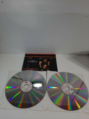 Robert De Niro Casino Video Laser Disc Movie 2 Disc Set Complete MCA Universal - Imagen 3 de 8