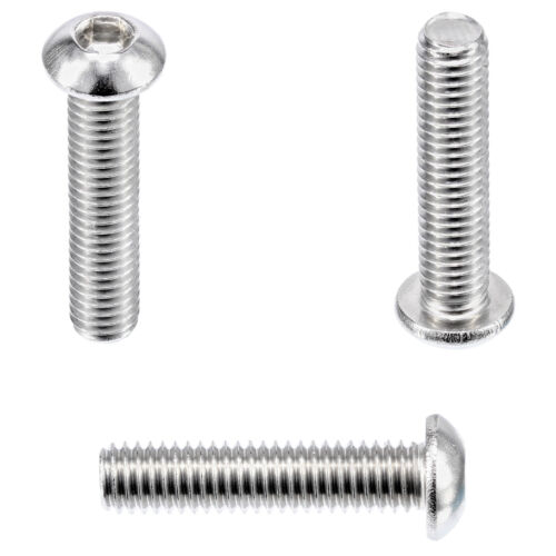 Linsenkopfschrauben DIN ISO 7380-1 Edelstahl A2 V2A VA M2-M10 Innensechskant ISK - Bild 4 von 15