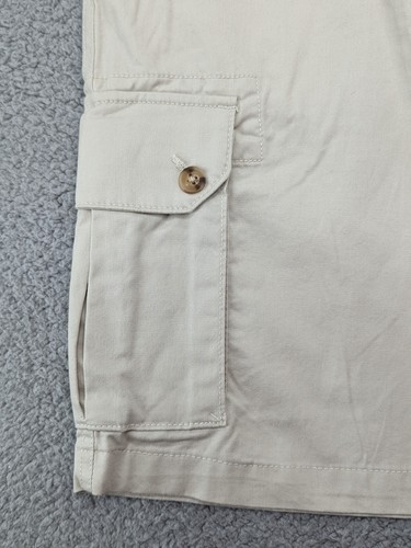 Polo Ralph Lauren Cargo Shorts 28W Boys 16 10" Canvas Beige Khaki - Picture 5 of 14